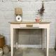 Petite table de ferme rénovée ou bureau