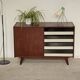 U 458 black and white sideboard by Jiri Jiroutek for Interier Praha, 1960