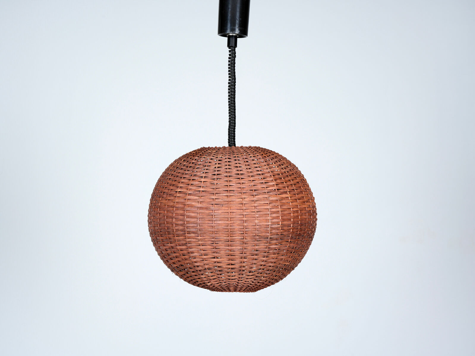 Suspension with rattan marrow rise and fall circa 1970