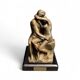 Rodin (d’après), reproduction en bronze Le Baiser XXème