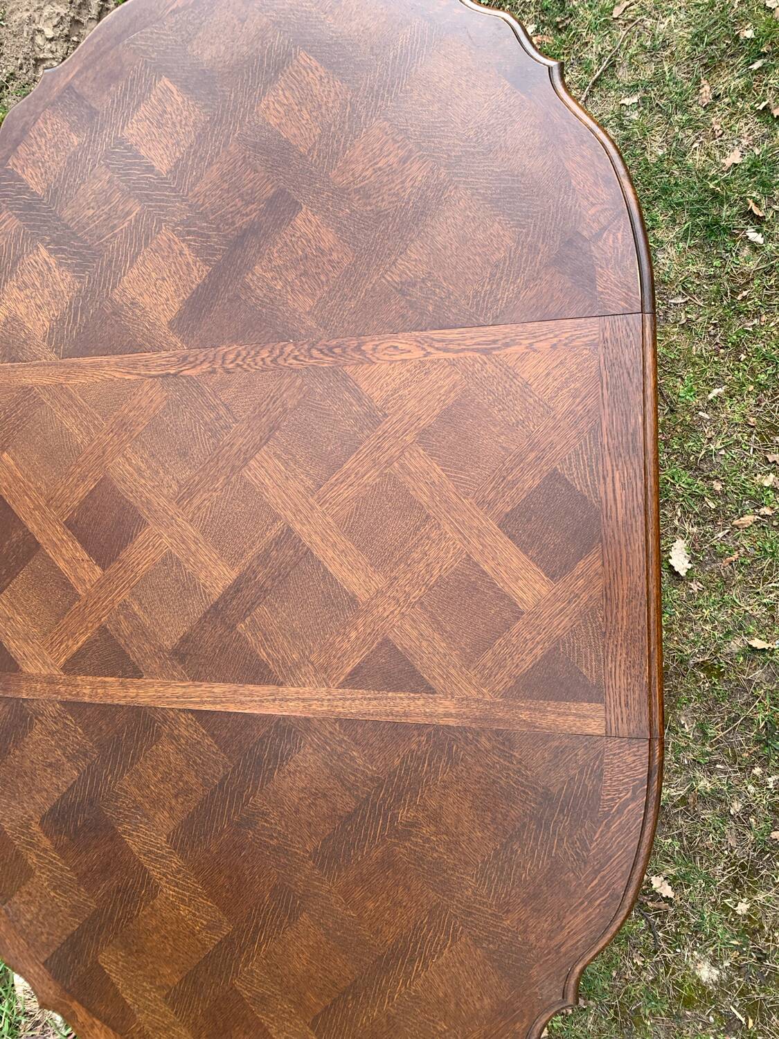 Dining table with glass top Pierson