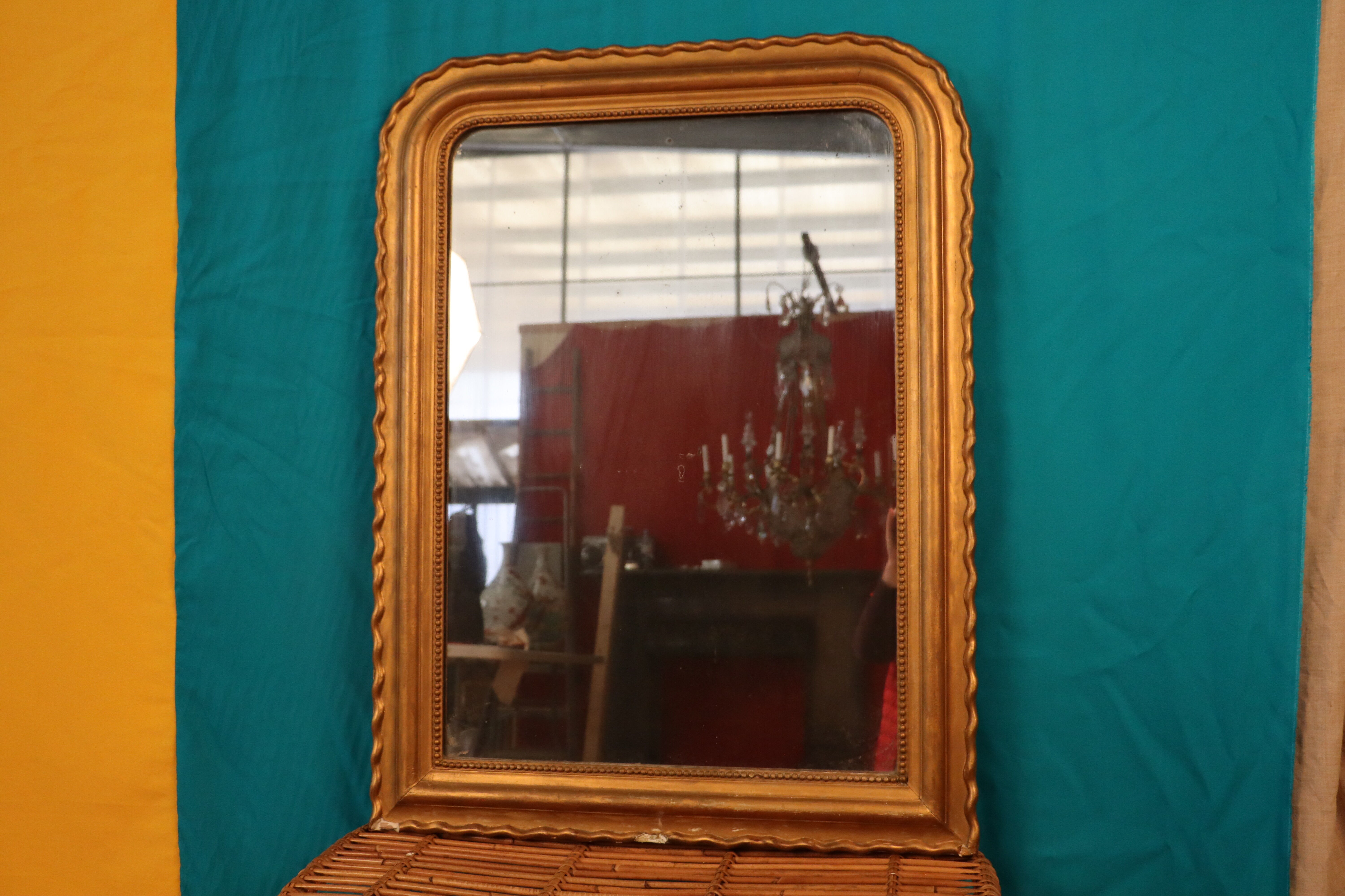 Former gilded mirror Louis Philippe