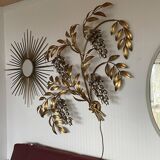 Pioggia D'Oro Wall Lamp in Gold Metal by Hans Kögl, Italy, 1970s