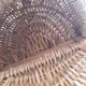 Vintage wicker bag with handle