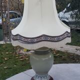 Lampe décor fleurs