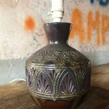 Vintage ceramic lamp, West Germany lamp, vintage lamp, table lamp