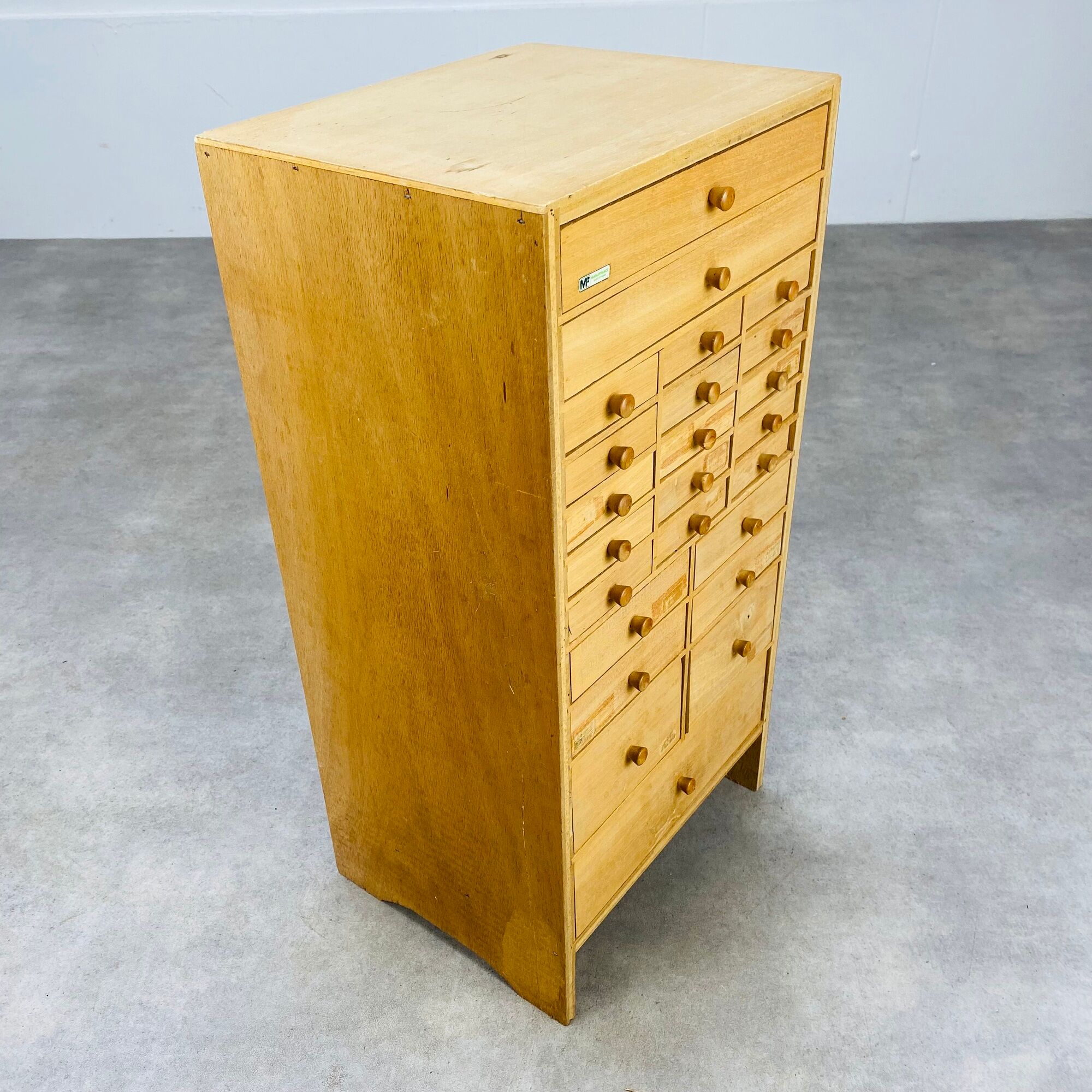 Watchmaker's furniture layette Manu France drawers