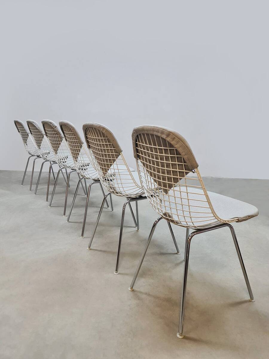 Vintage wire Bikini chairs Charles & Ray Eames Herman Miller 1960s