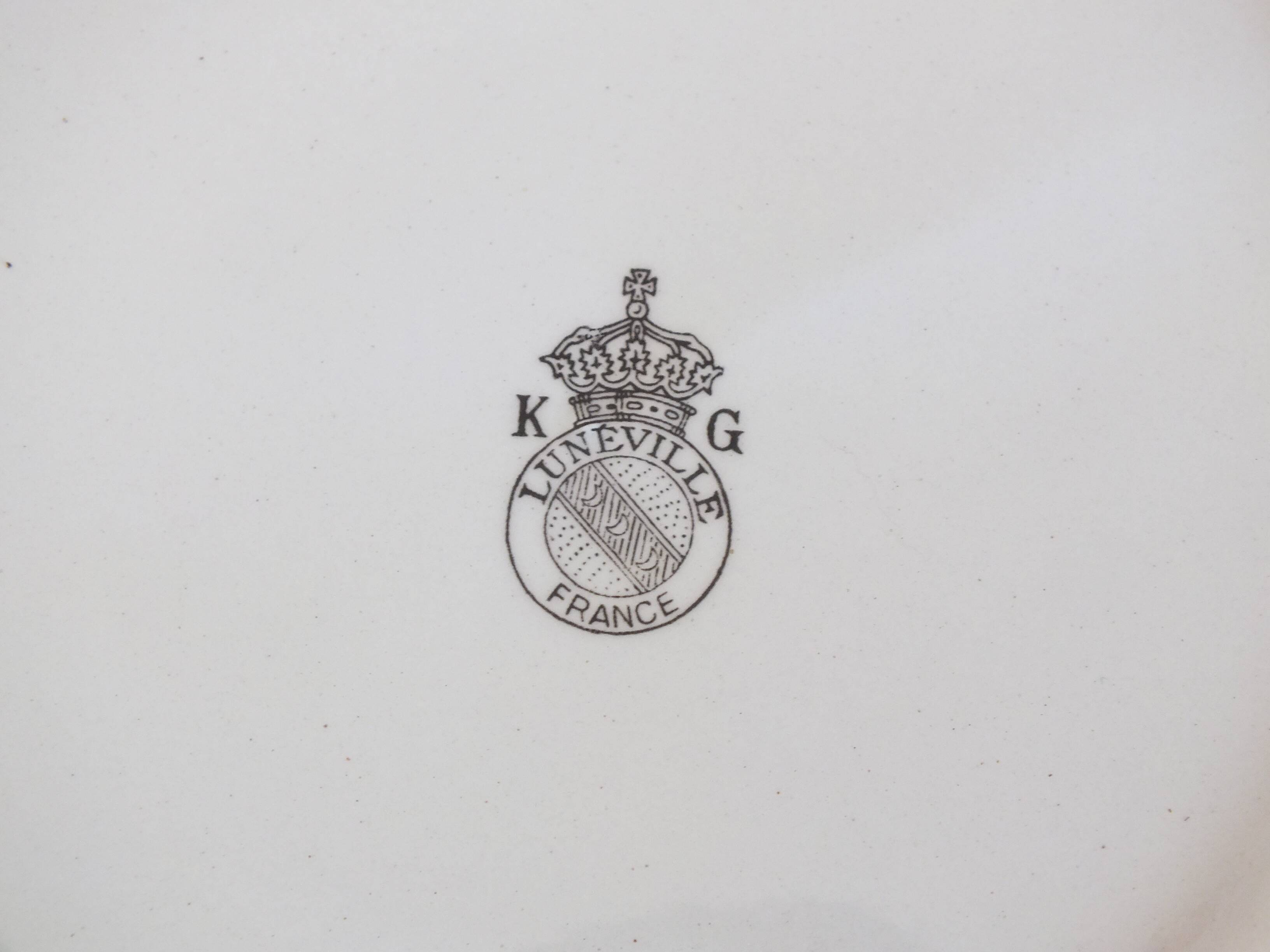 6 flat plates Lunéville KG street light model for starters