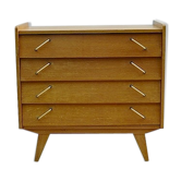 Commode vintage pieds compas années 1960