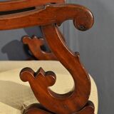 Mahogany Office Armchair, Restoration Period – Early 19th Century