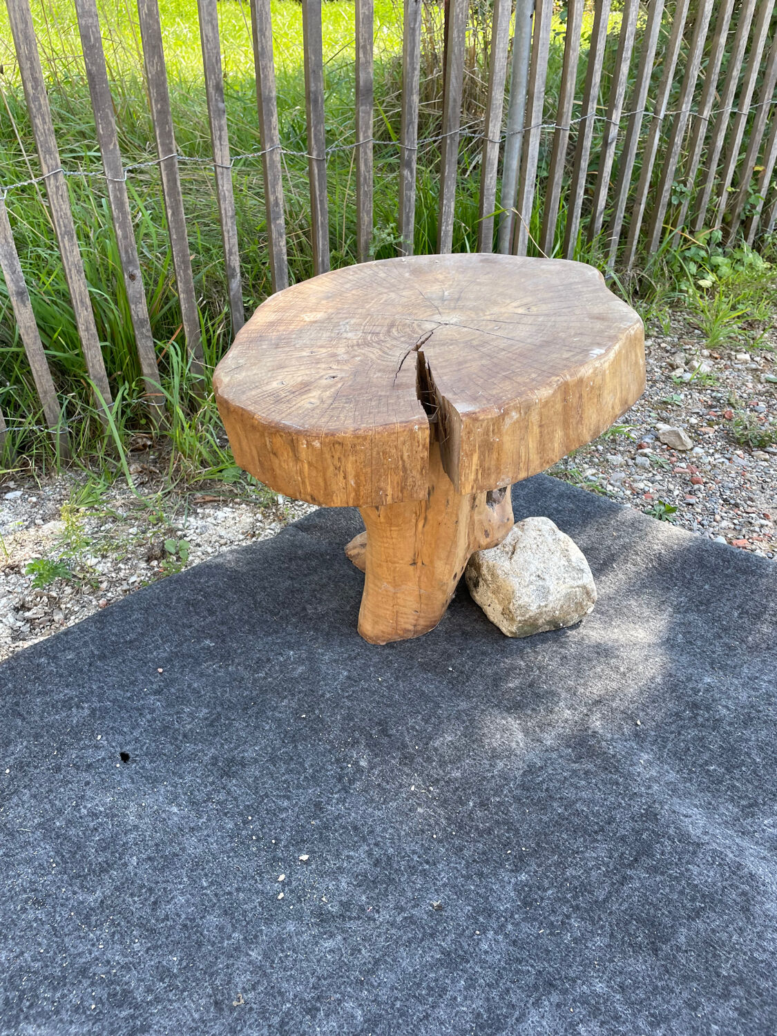 Olive wood table