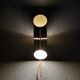 Vintage metal wall lamp 1970