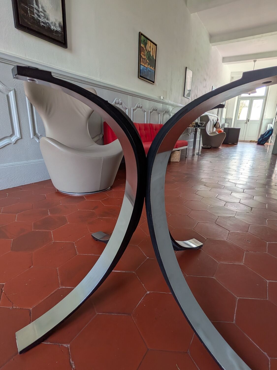 Dining table Osvaldo Borsani Tecno 1970s