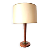 Art deco wooden liner lamp