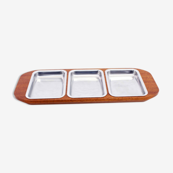 Scandinavian teak tray