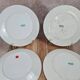 Set of 6 flat plates Badonviller – "oriental" model