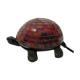 Mosaic and fonte glass turtle lamp