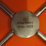 Fauteuil orange Habitat vintage par Philip Treacy