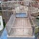 Old iron birdcage