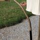 Vintage floor lamp from the 50s in metal and brass 4 flexible lights with tripod base