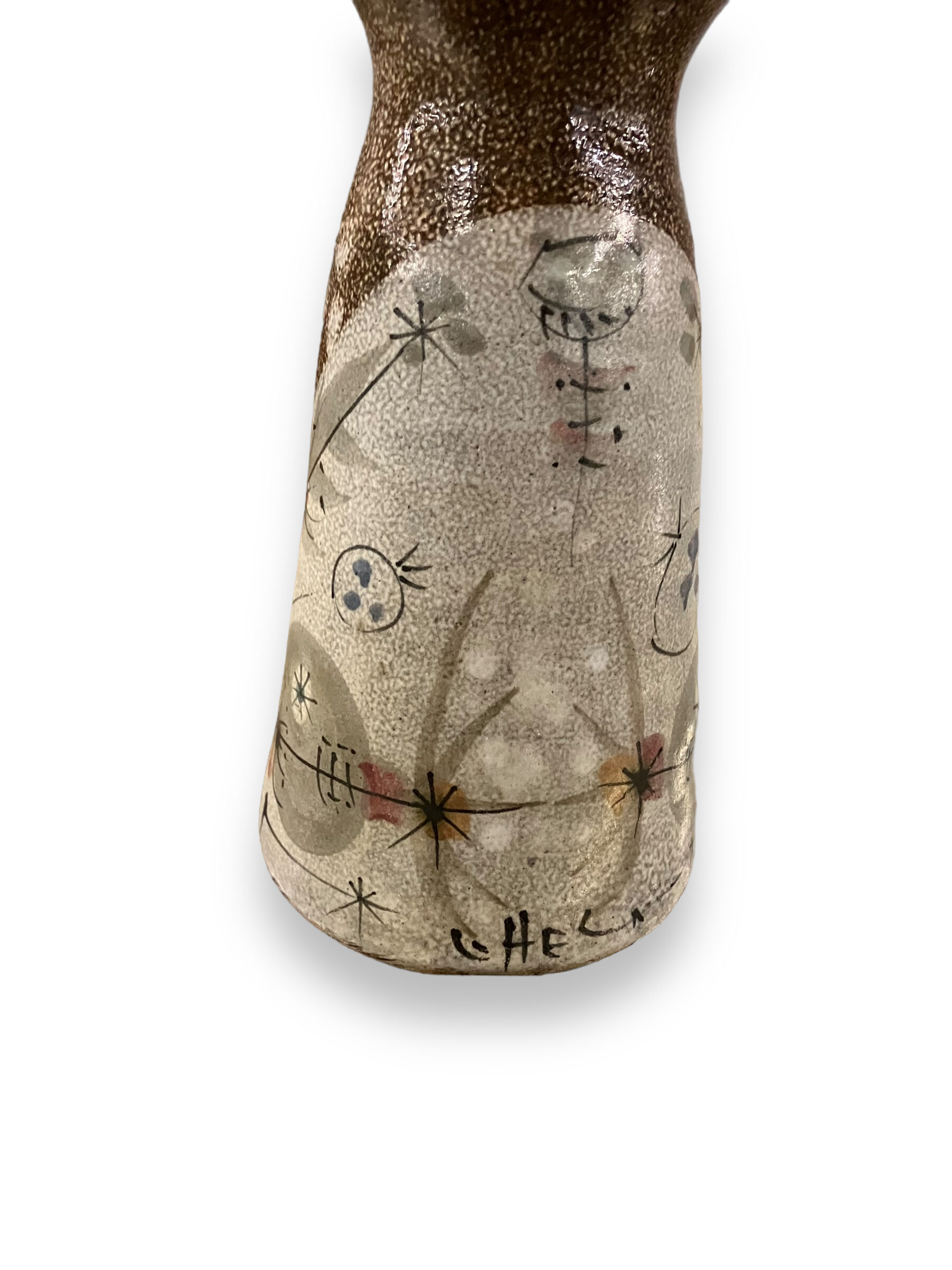 Stoneware vase by andré l'helguen for keraluc
