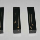 Service of 6 resin knife holders and inclusion 60's years