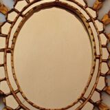 Sun mirror in gilded wood, 60x52 cm