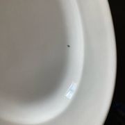 Plat de service  porcelaine blanche vintage