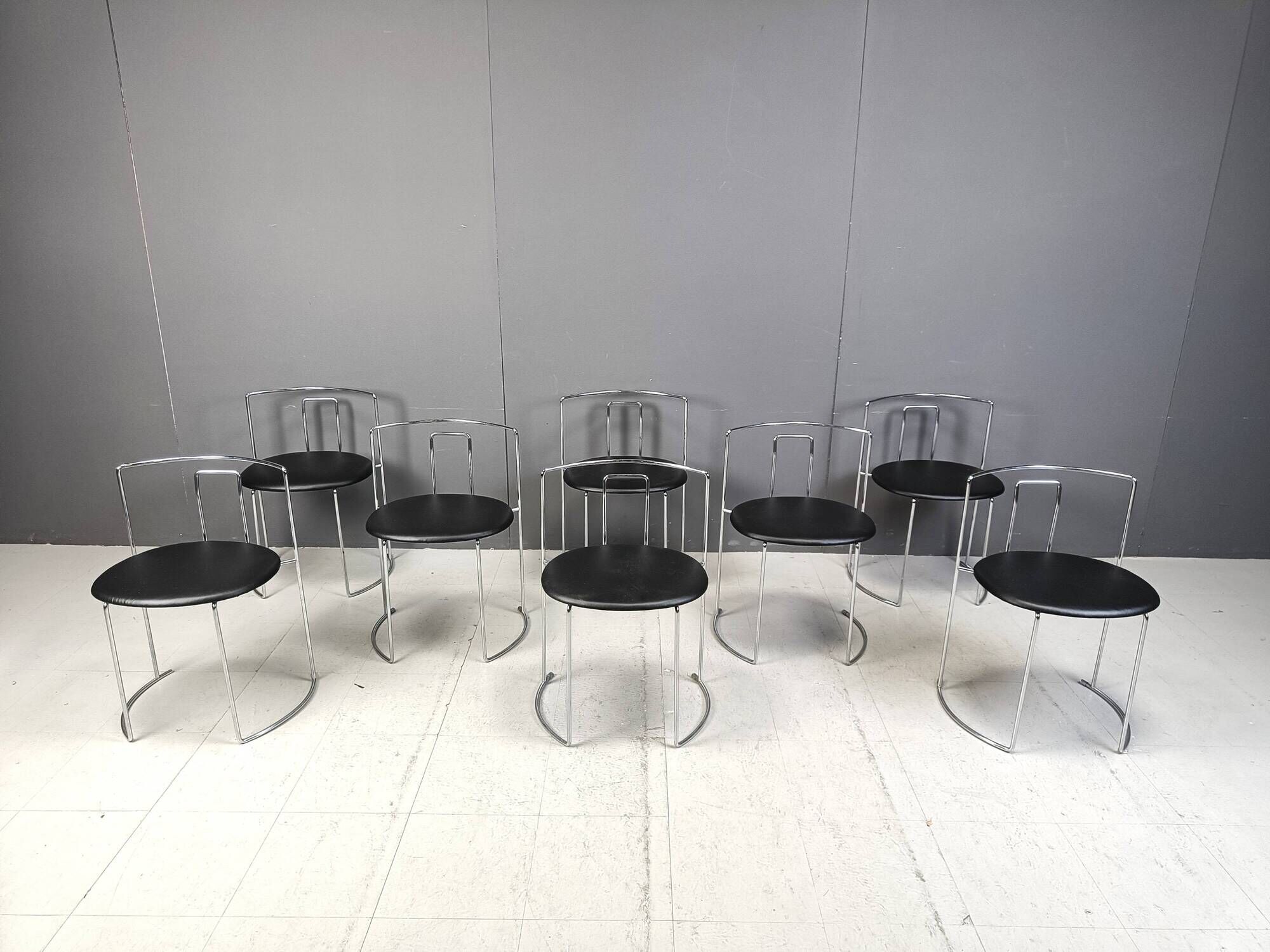 Set of 8 Gaja chairs by Kazuhide Takahama for Studio Simon, 1980s