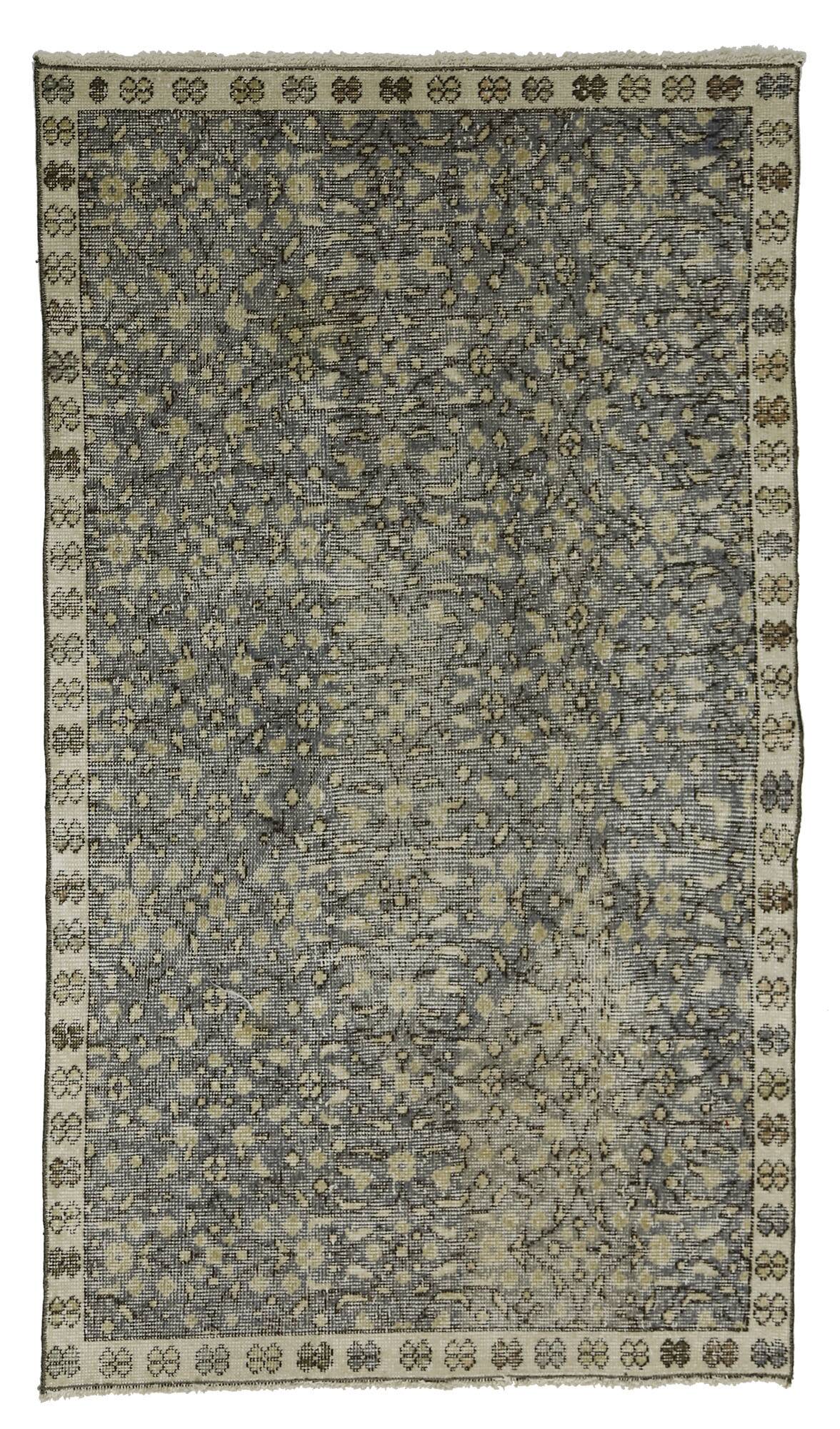 Turkish Anatolian Handmade Vintage Area Rug 170 cm x 98 cm