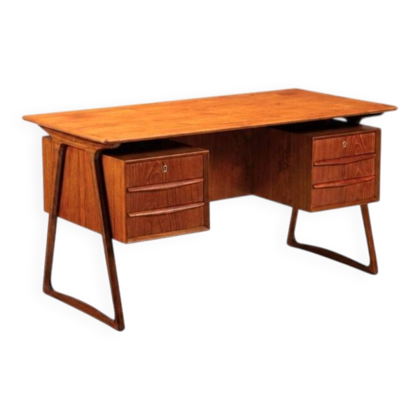 Bureau indépendant Svend Age Madsen en teck H.P. Hansen Danemark 1960