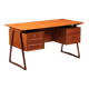 Svend Age Madsen freestanding desk in teak H.P. Hansen Denmark 1960