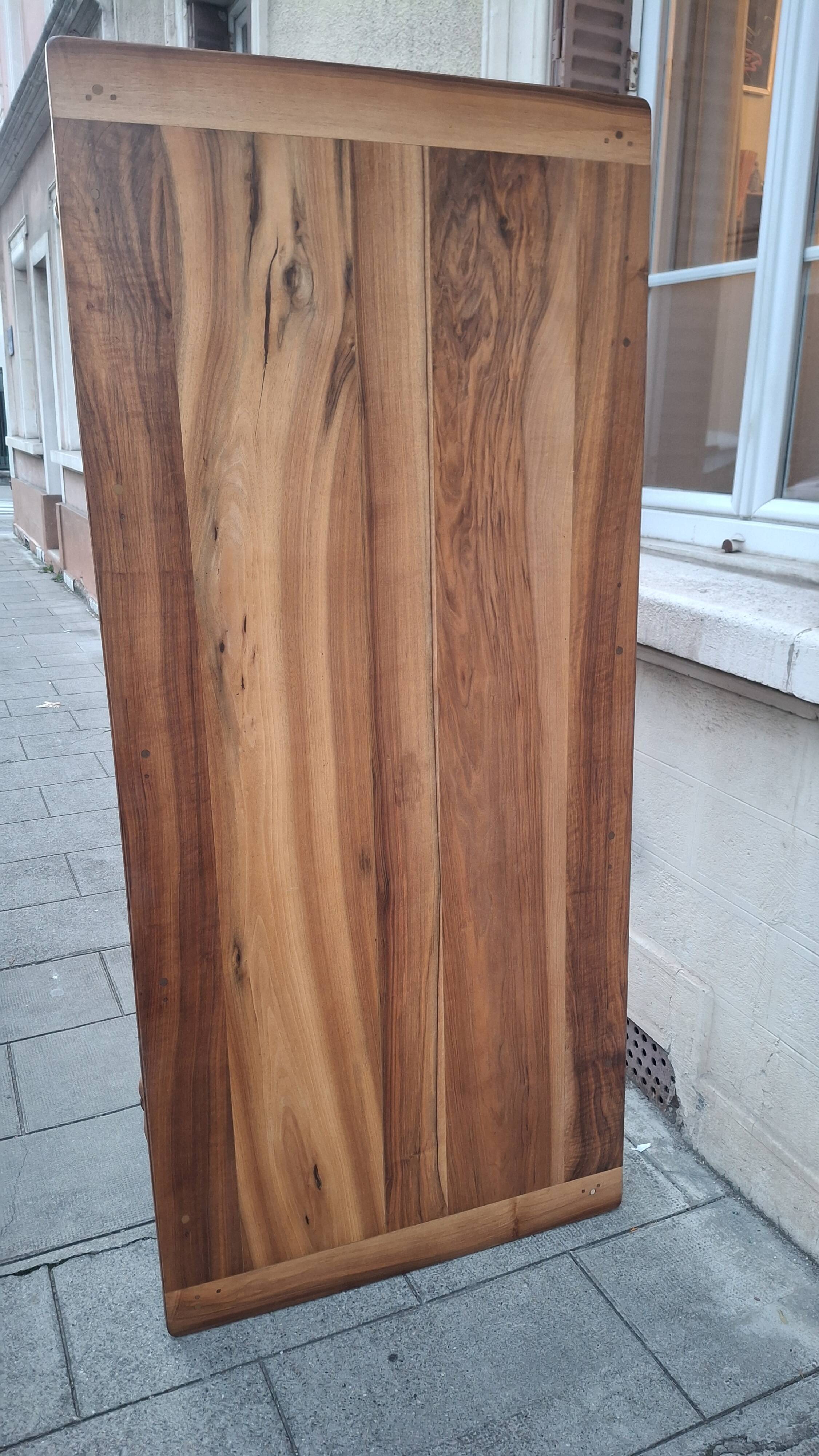 Walnut farmhouse table