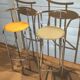 Quatre tabourets design 1960