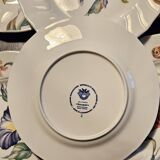 Set of 11 Villeroy and Boch Bouquet model dessert plates