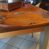 Solid mahogany serving tray