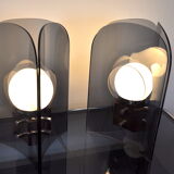 Pair of Midcentury Lamp, Metcidrylate and Wood, Denmark