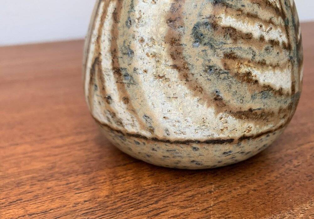 Mid-century Danish vase from Søholm pottery workshop, 1960s.