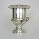Champagne bucket shape Vintage Medici in silver metal. Year 60 70