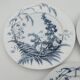 3 Brown Westhead Moore field flowers dinner plates