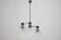 Mid-century chrome chandelier by Drukov, 1970