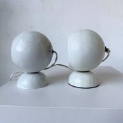 Paire de lampes « eyeball » années 80