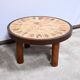Small Salon Table in Ceramic by Vallauris, signed R.Capron, Collection Les Herbiers - 1960