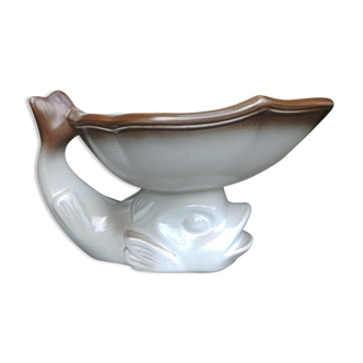 Gravy boat from the Salins France factory in the shape of a fish