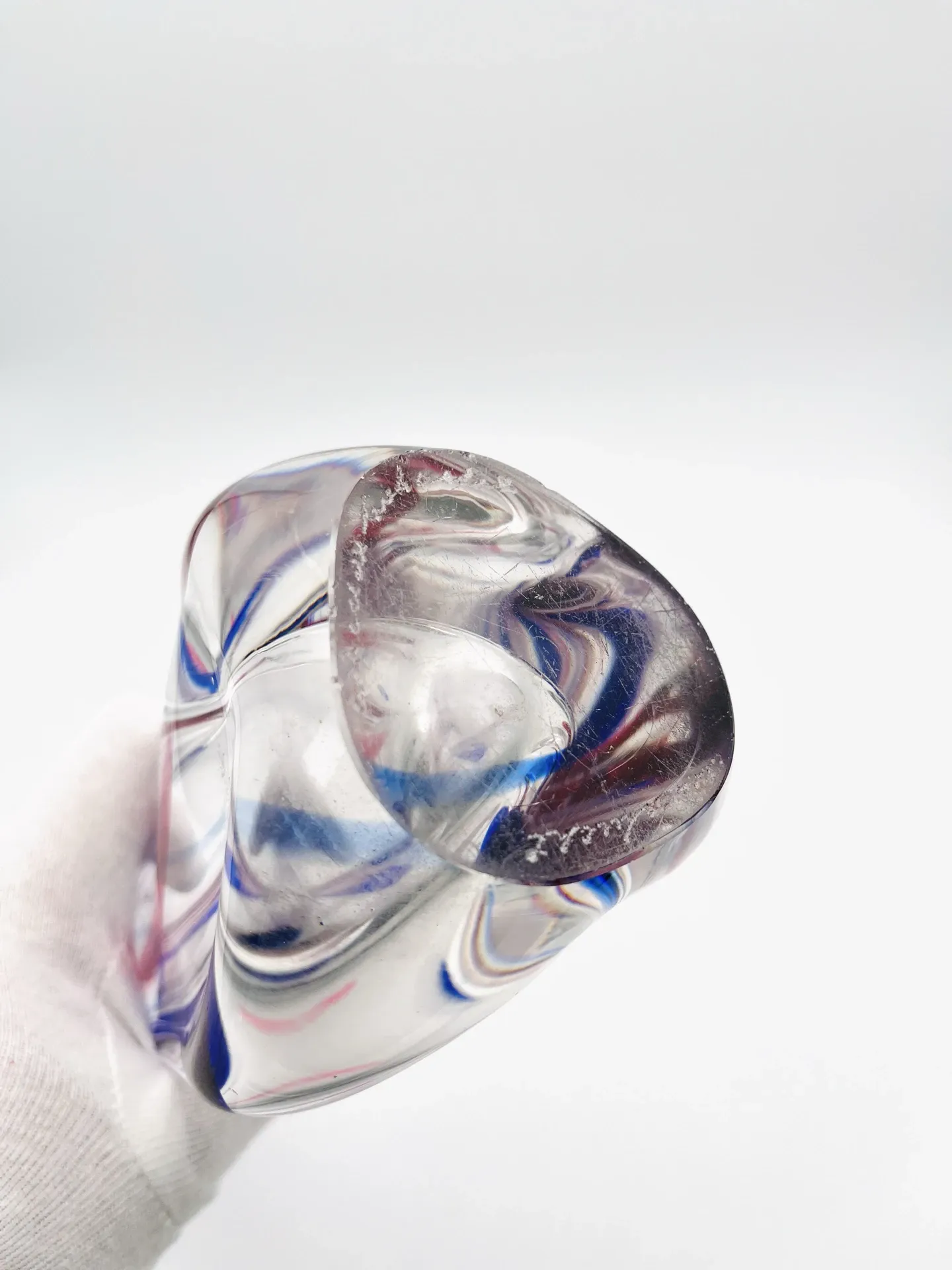 XXL Vase Crystal Max Verboeket Kristalunie Maastricht 43cm Signed