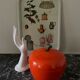 Orange apple ice bucket 1970