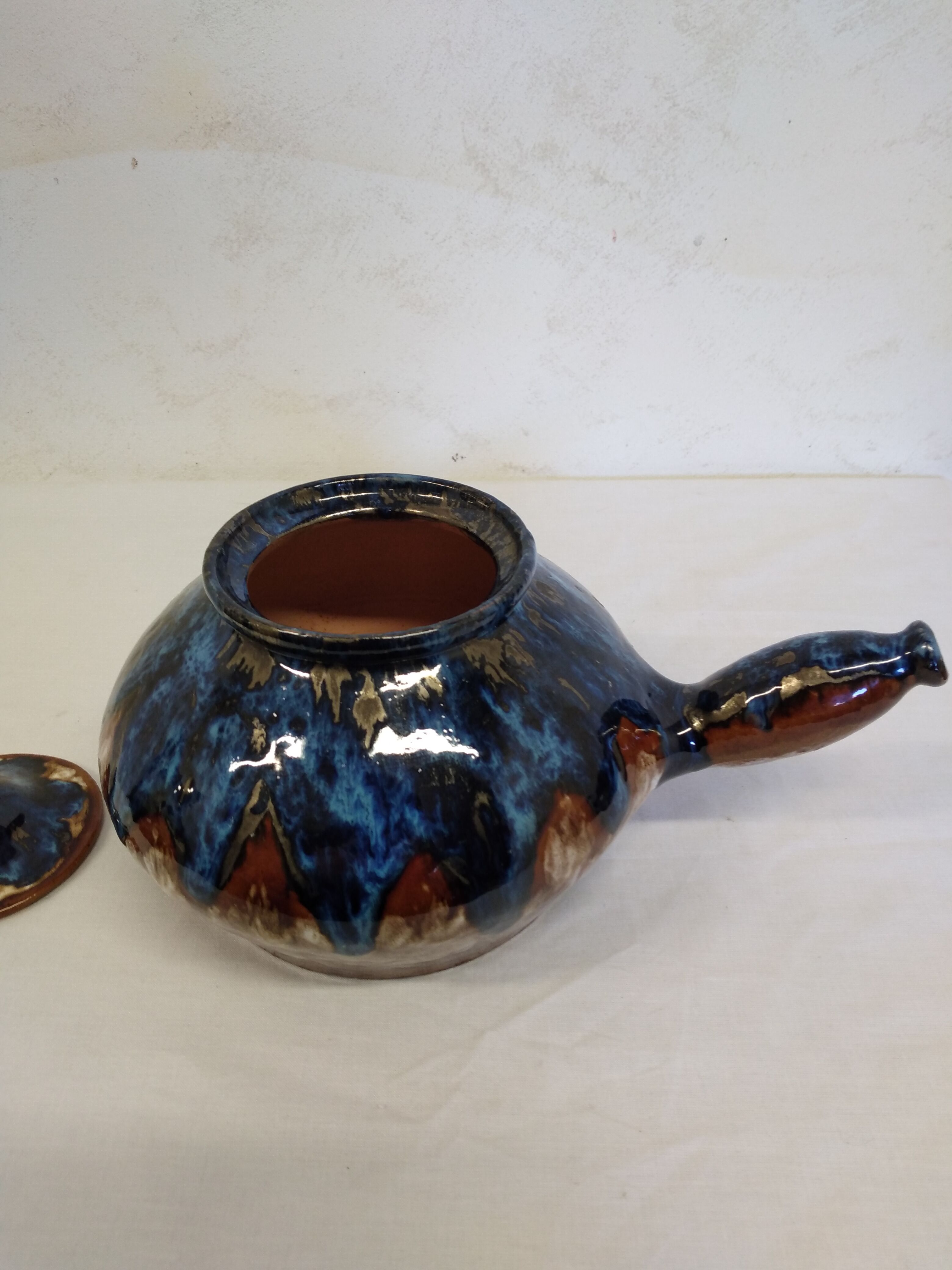 Vintage teapot signed RLM Chantier Island of Oléron