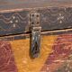 Antique hand-painted ethnic trunk (circa 1890) #30