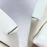 Set of 2 white leolux excalibur by jan armgardt, 1990s